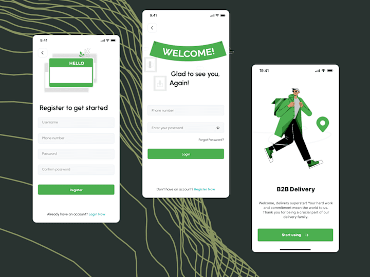 Cover image for 
Task/ B2B Delivery app