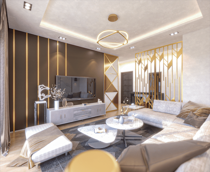 Cover image for Living room design :: Behance