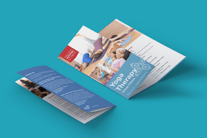 Cover image for Pacific University Yoga Therapy | brochure re-design