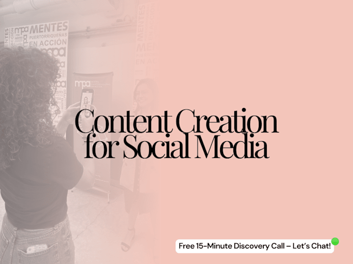 Cover image for Content Creation | Ideal for those wanting fresh, new content. ✨