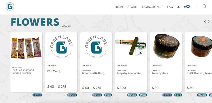 Cover image for Green Label DC - Dispensary e-commerce store