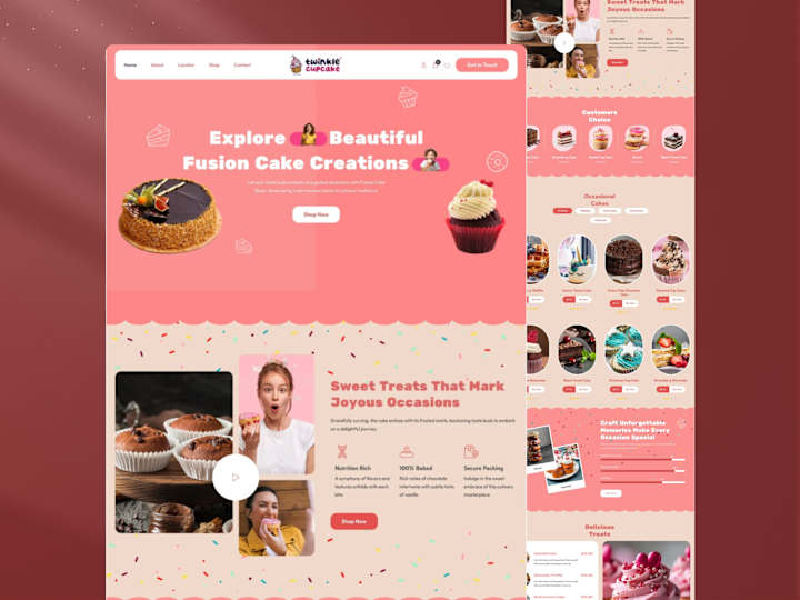 Cover image for Bakery Website | Figma Design + Framer Development (WIP) 