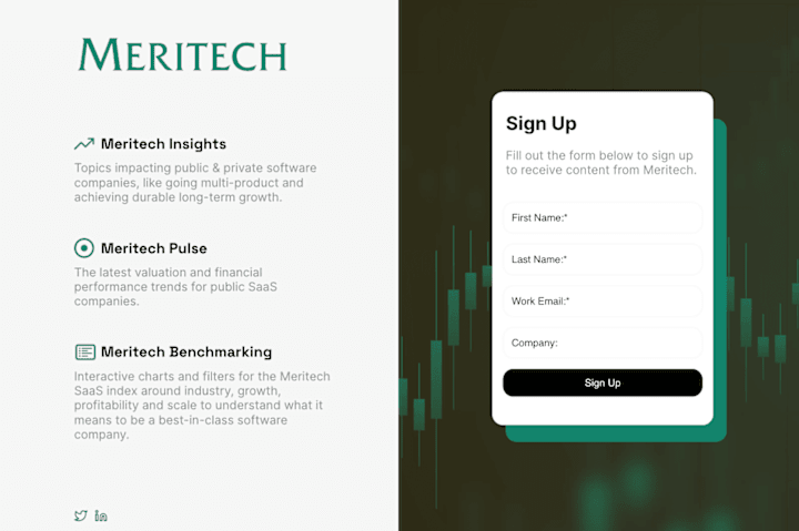 Cover image for Meritech Capital - No Code Website Development