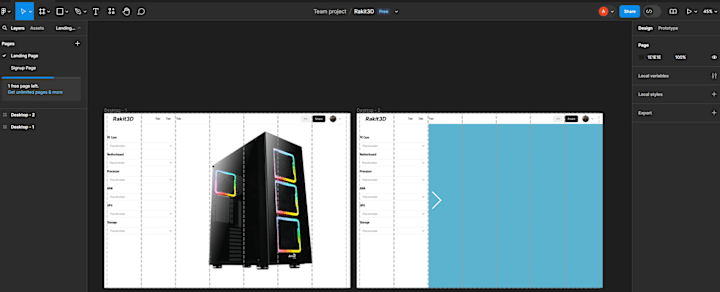 Cover image for Website Prototype Figma