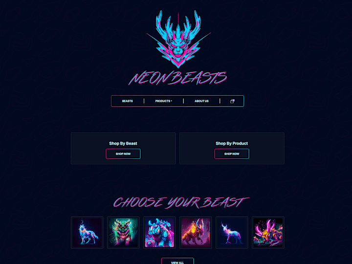 Cover image for Custom WP/WooCommerce Template- Neonbeasts.io