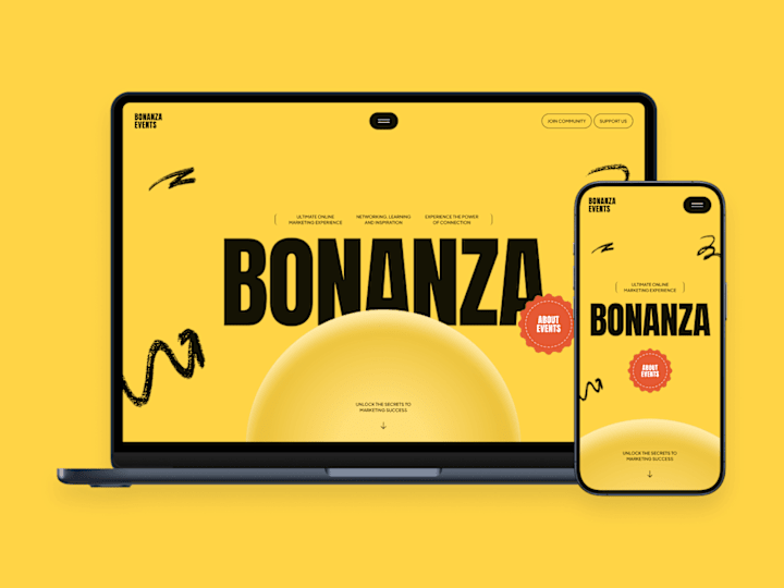 Cover image for BONANZA — Events Website