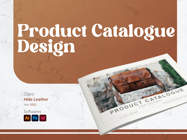 Cover image for Minimal Product Catalogue Design for Hide Leather 