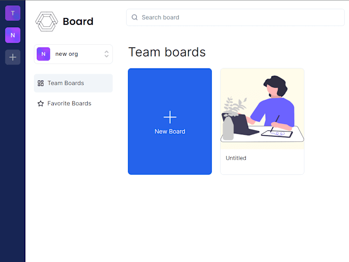 Cover image for Board: A collaborative, real-time whiteboard packed with feature
