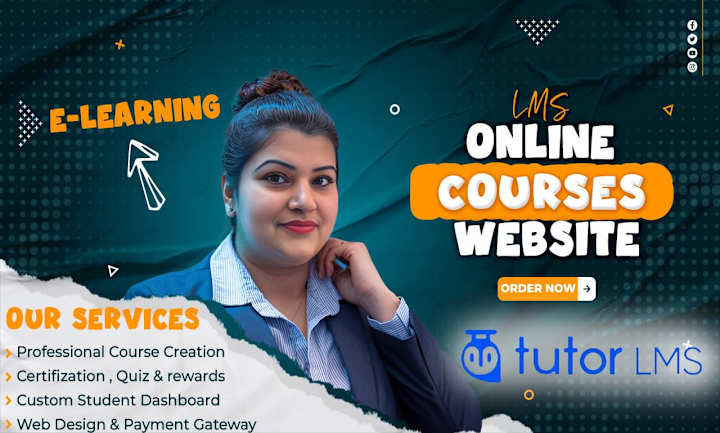 Cover image for Online Course Website