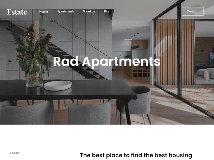 Cover image for Real Estate Website