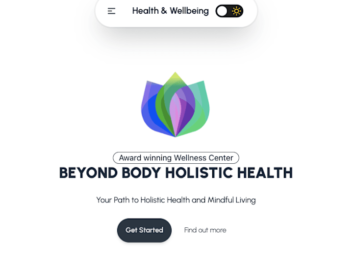 Cover image for Holistic Health Landing Page