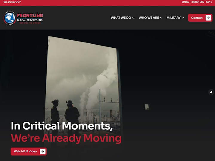 Cover image for Frontline Global Services - Turnkey Industrial Services