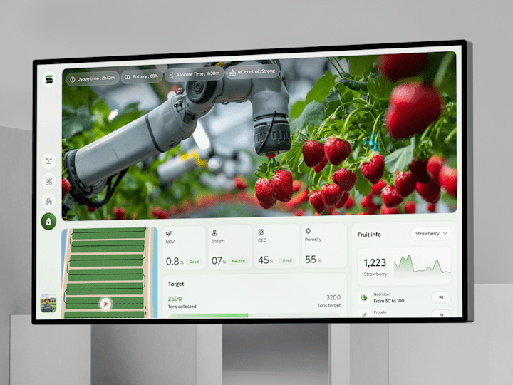 Cover image for Syncult Harvest Robotics - AI-Driven Picking & Soil Dashboard