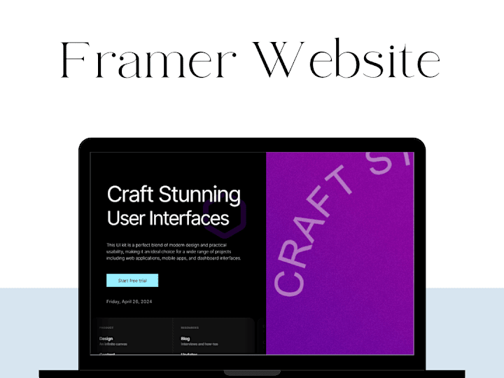 Cover image for Framer Business Website