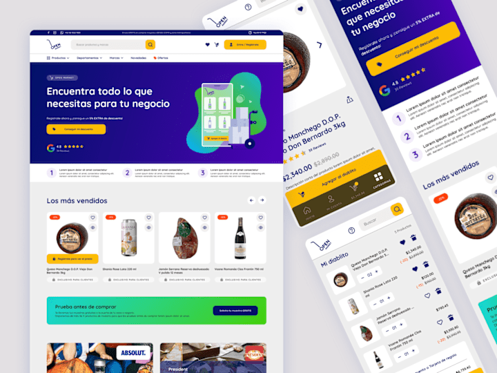 Cover image for OPEN MARKET: E-commerce platform optimization