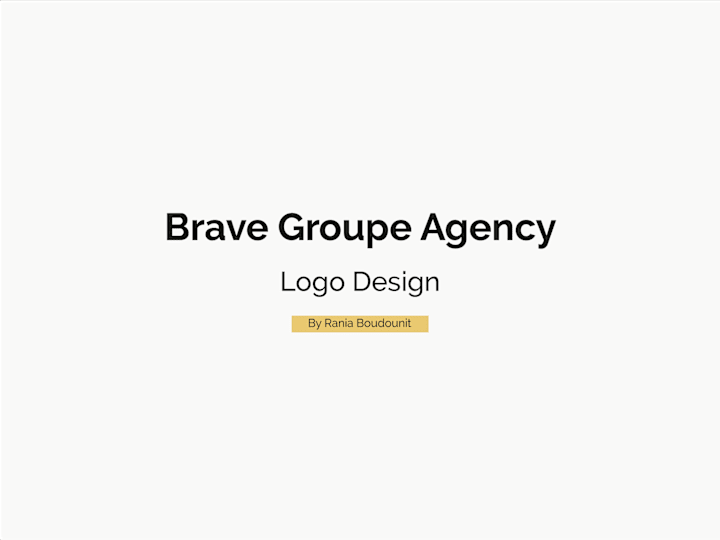 Cover image for BraveGroupe - Logo Creation