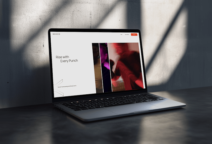 Cover image for Boxco - Boxing Startup Website Webflow Development