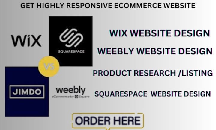Cover image for I will do wix website design and redesign squarespace webiste d…