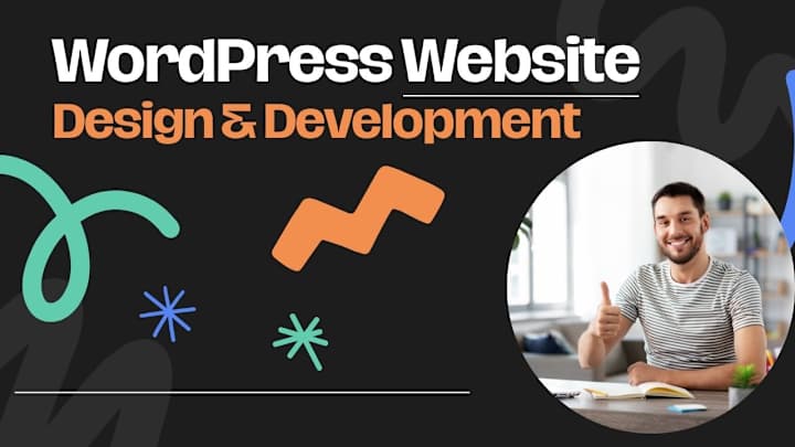 Cover image for I will Design unique and responsive WordPress website