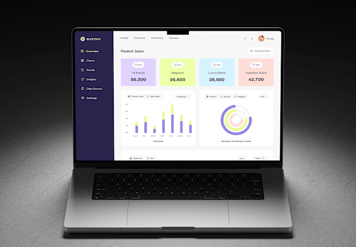 Cover image for Bizetrix - Data Analysis Dashboard