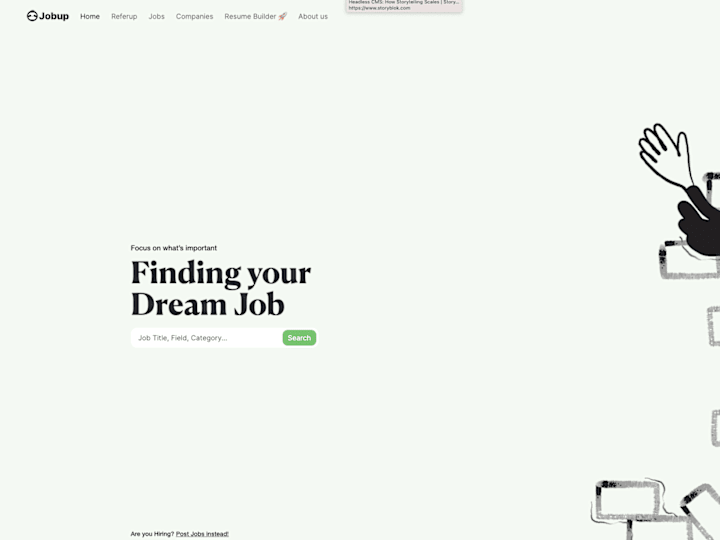 Cover image for Your all-in-one smart recruitment platform - JOBUP