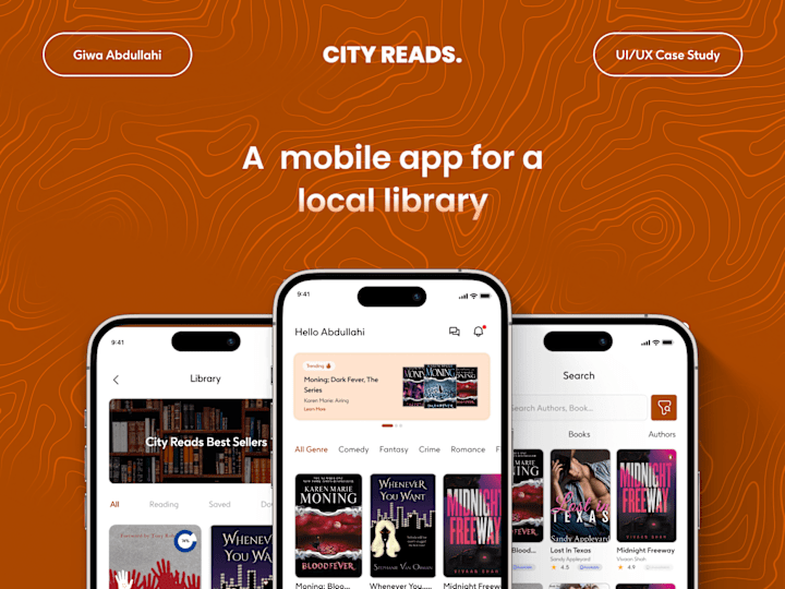 Cover image for City Reads: A mobile app for a local library 