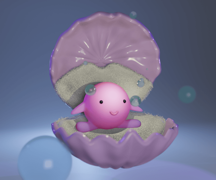 Cover image for Underwater character render