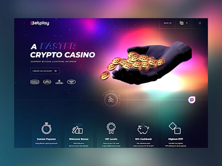 Cover image for BetPlay - Crypto Web UI Design