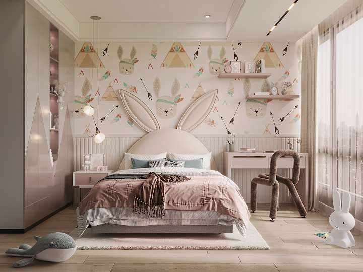 Cover image for Modern, Kids Bedroom Design on Behance