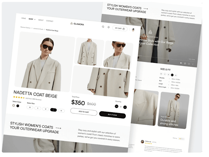 Cover image for Shopify Store Optimization & Redesign for GLAMORA