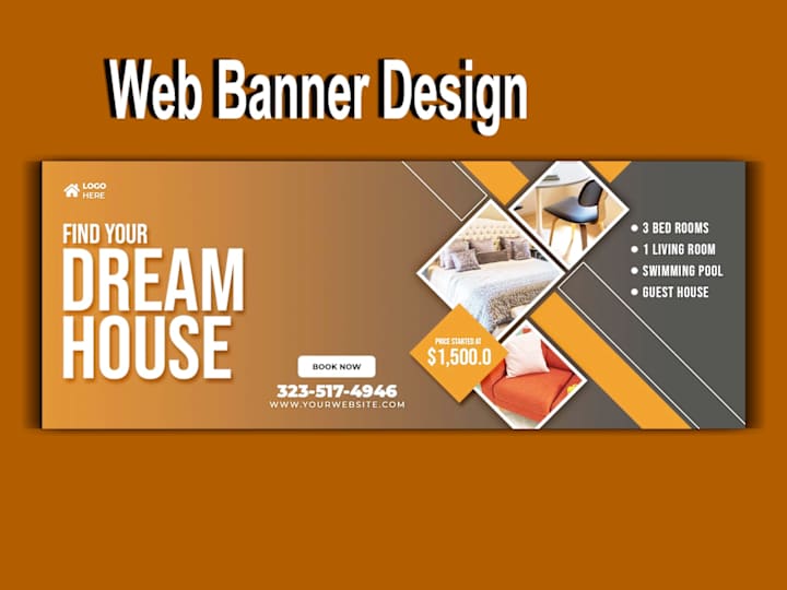 Cover image for I will stylish web banner, header, social media post