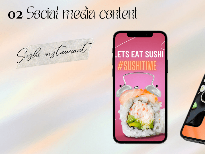 Cover image for Sushi restaurant Instagram