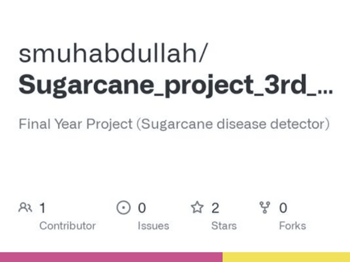 Cover image for Sugarcane Disease Detection and Treatment System Using ML