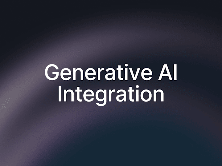 Cover image for Integrate Generative AI Into Your Product or Process