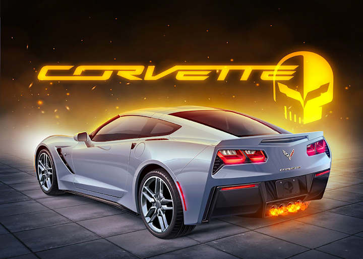 Cover image for Corvette C7 Illustration