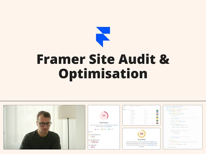 Cover image for Framer Site Audit & Optimisation