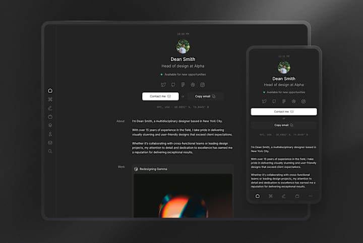 Cover image for Ultra · Portfolio Template for Framer