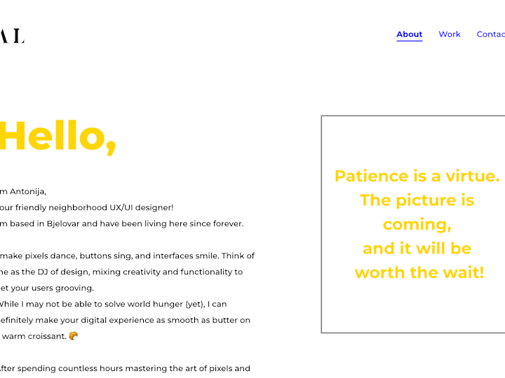 Cover image for Designer web portfolio development