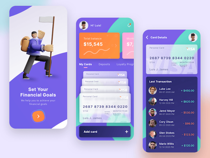 Cover image for Finance Mobile UI/UX