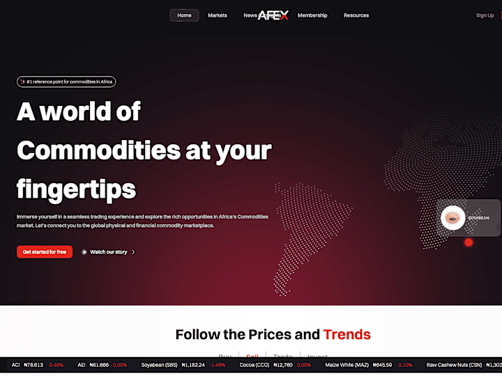 Cover image for Africa exchange system 