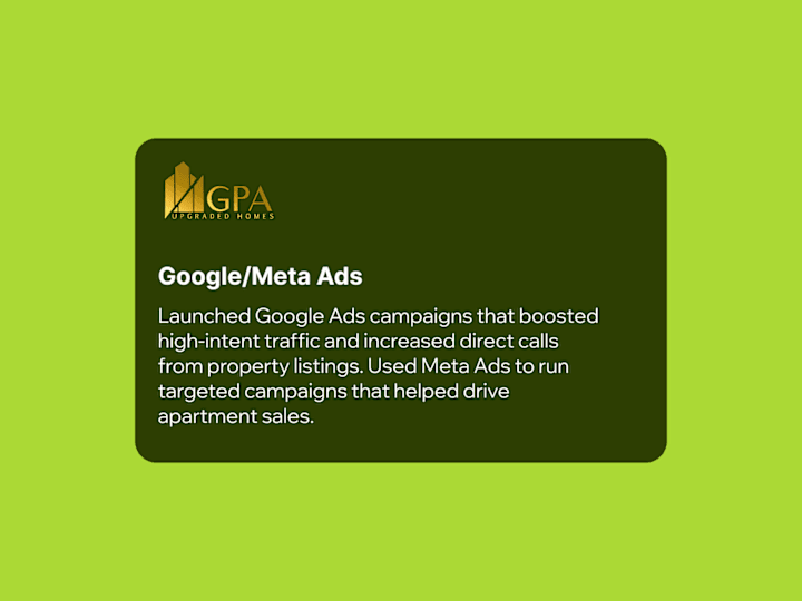 Cover image for Google & Meta Ads for Real Estate Growth