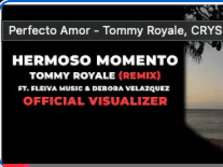 Cover image for Tommy Royale - Hermoso Momento ft. FLEIVA MUSIC & Debora Velazq…