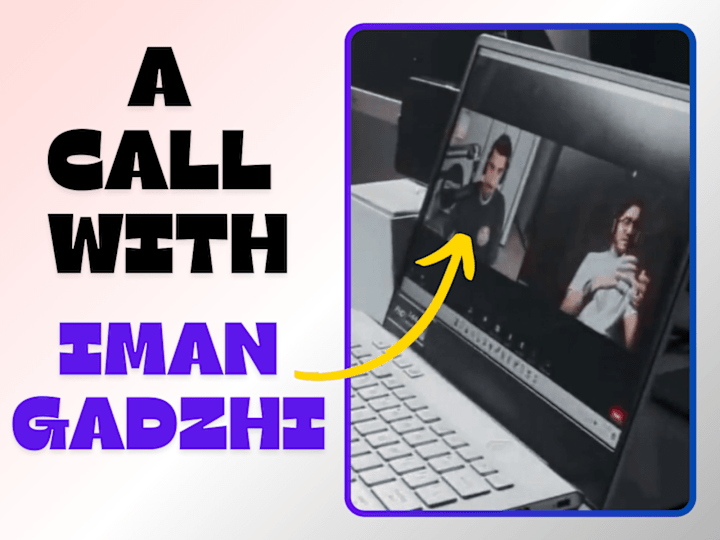 Cover image for Call with “Iman Gadzhi” — Discussing SEO tricks & ways to Viral