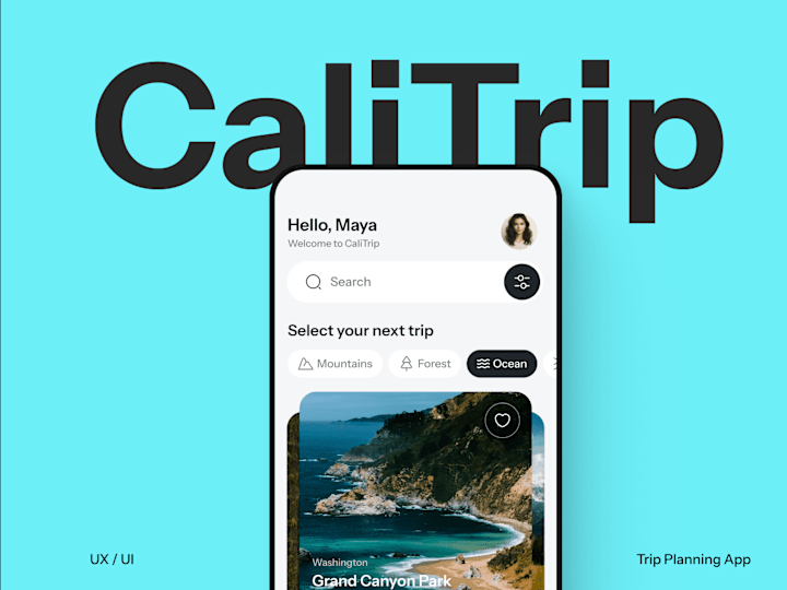 Cover image for Travel App for Exploring California