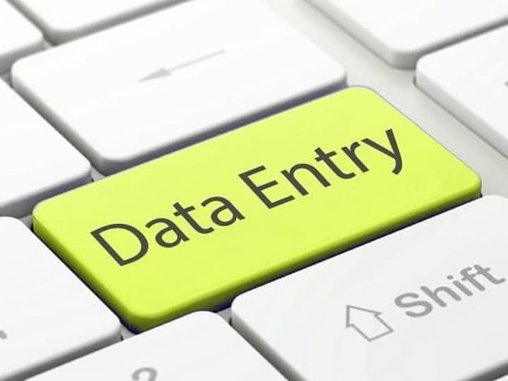 Cover image for Data entry 