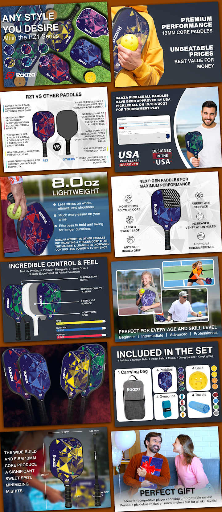 Cover image for Amazon Product Images , A+ Content Design | Pickleball