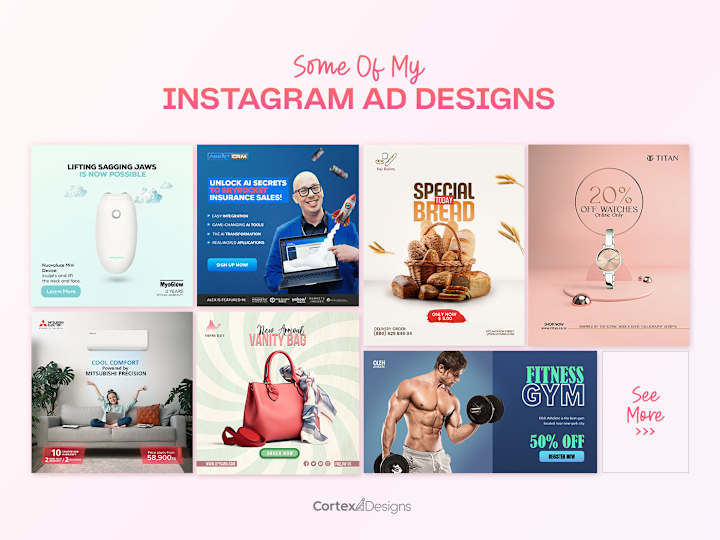 Cover image for Instagram Ads- Various Sizes