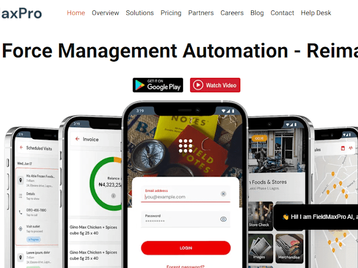 Cover image for FieldMaxPro - Field Force Automation