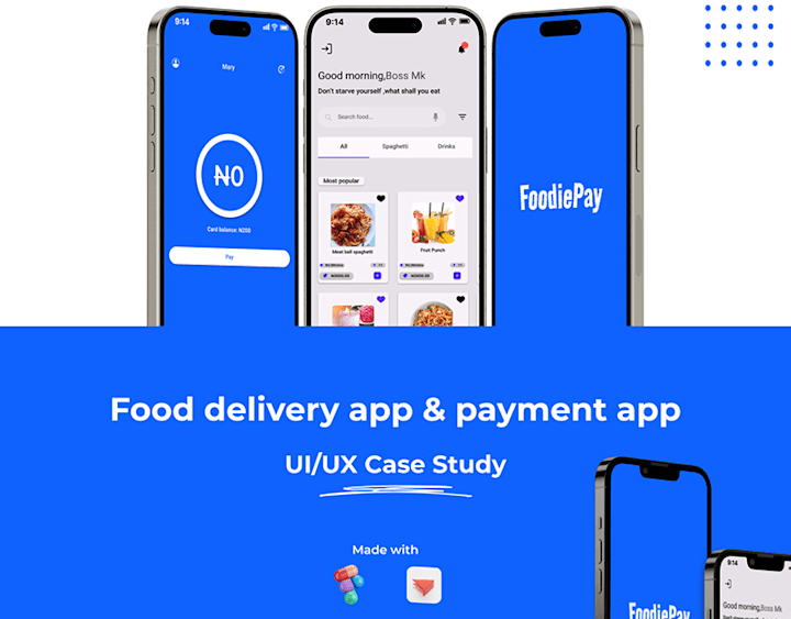 Cover image for Food delivery app and payment platform case study