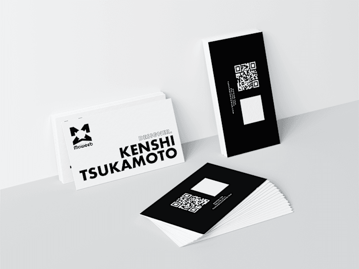 Cover image for Minimalist Monochrome Business Card Design